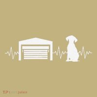 Funny Garage Door Installer Application Day Dog Garage Door Hoodie thumb 2