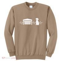 Funny Garage Door Installer Application Day Dog Garage Door Sweatshirt thumb 0