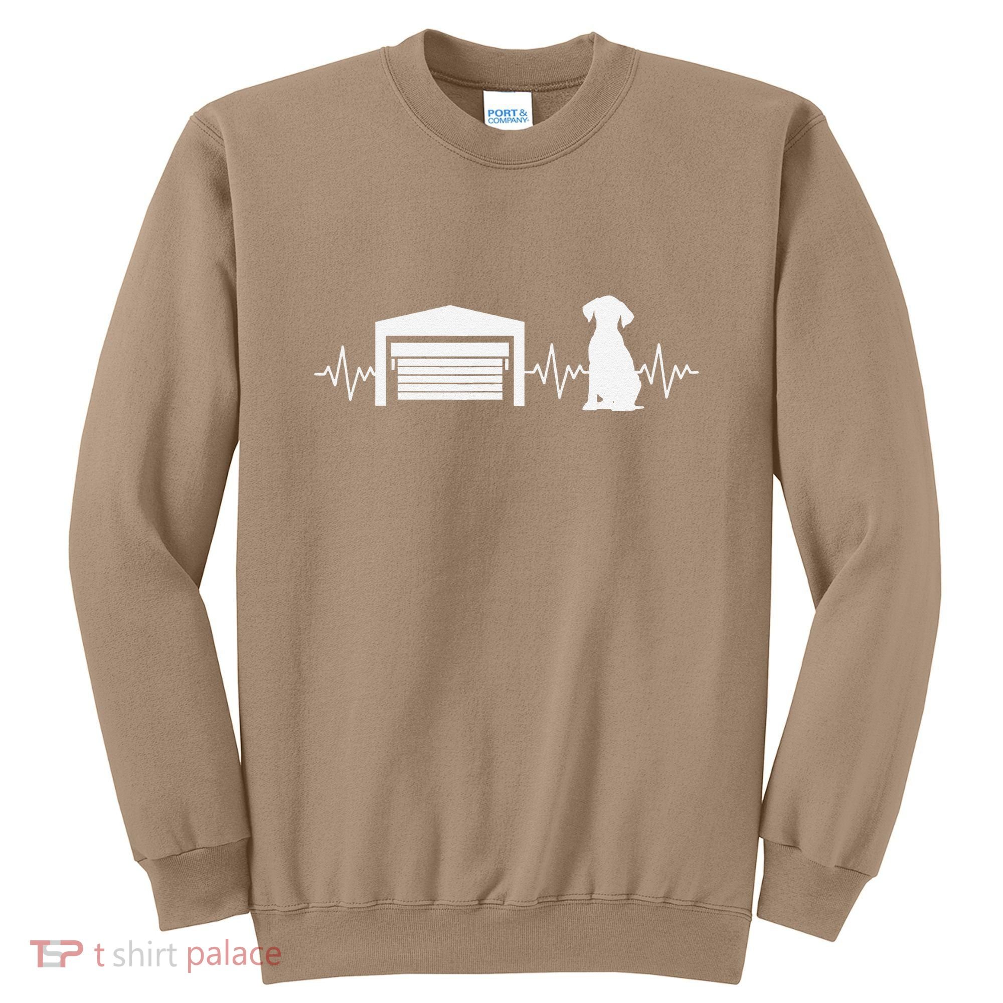 Funny Garage Door Installer Application Day Dog Garage Door Sweatshirt