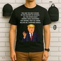 Funny Great Dad Donald Trump Father's Day Gift Tee T-Shirt thumb 6