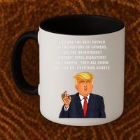 Funny Great Dad Donald Trump Father's Day Gift Tee Coffee Mug thumb 2