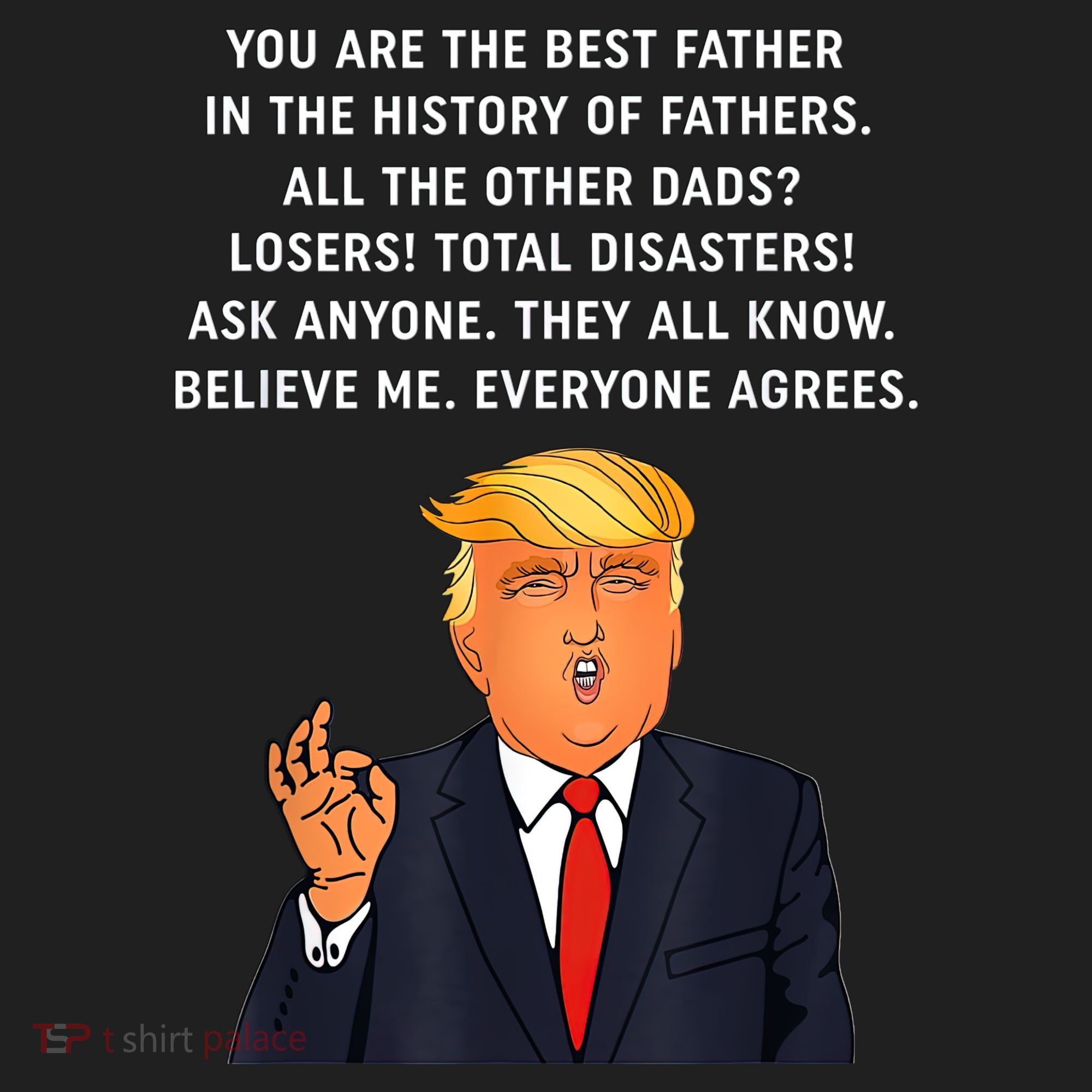 Funny Great Dad Donald Trump Father's Day Gift Tee Beanie