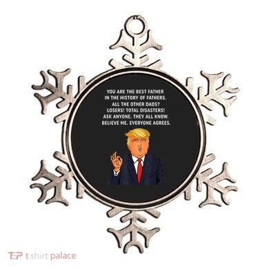 Funny Great Dad Donald Trump Father's Day Gift Tee Ornament
