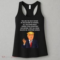 Funny Great Dad Donald Trump Father's Day Gift Tee Women's Tank Top thumb 3