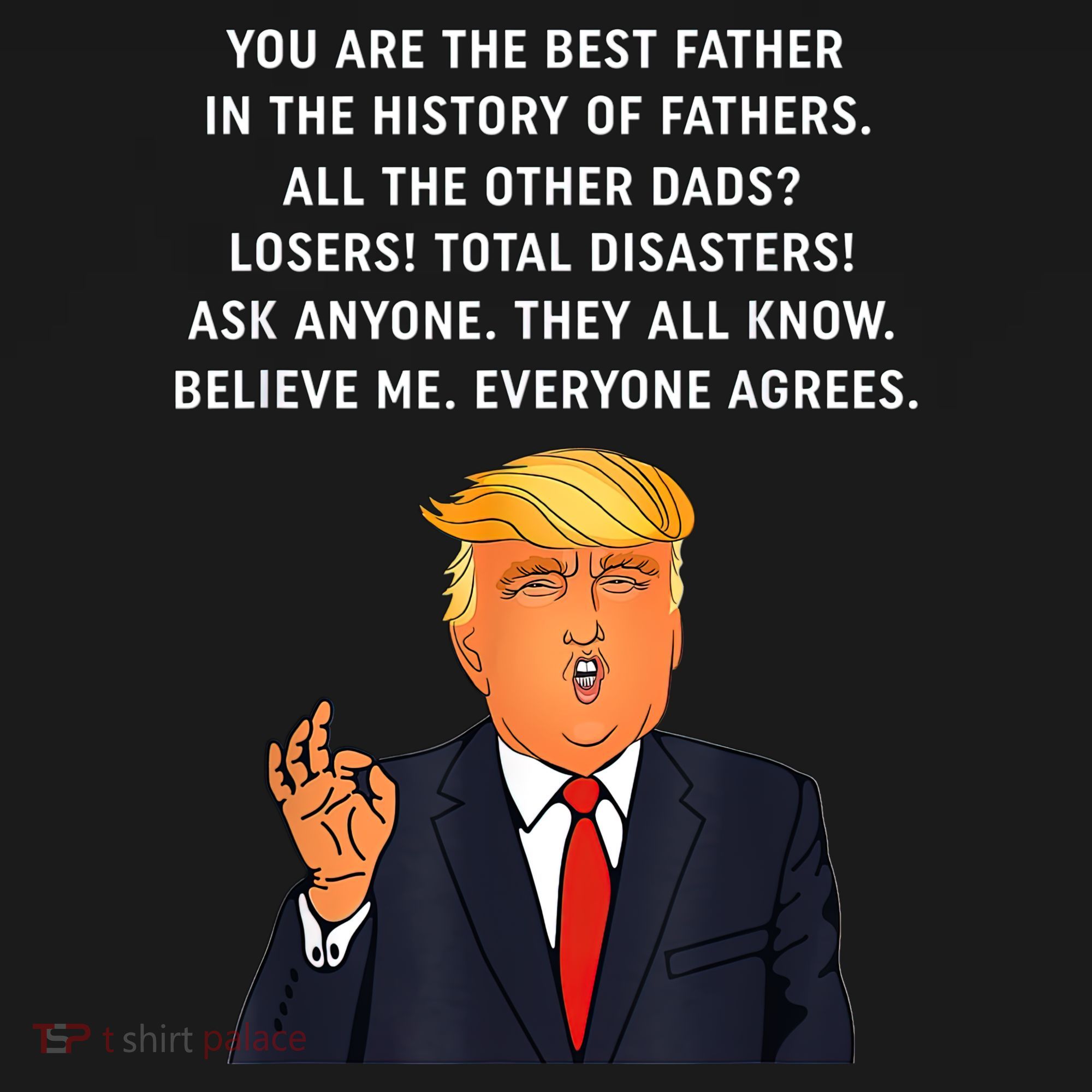 Funny Great Dad Donald Trump Father's Day Gift Tee Women's Tank Top