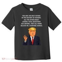 Funny Great Dad Donald Trump Father's Day Gift Tee Toddler T-Shirt thumb 0