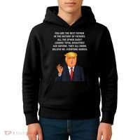 Funny Great Dad Donald Trump Father's Day Gift Tee Kids Hoodie thumb 4