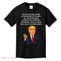 Funny Great Dad Donald Trump Father's Day Gift Tee Kids T-Shirt thumb 0