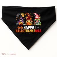 Festive Gnome Decorations for the Holiday Season USA-Made Doggie Bandana thumb 0