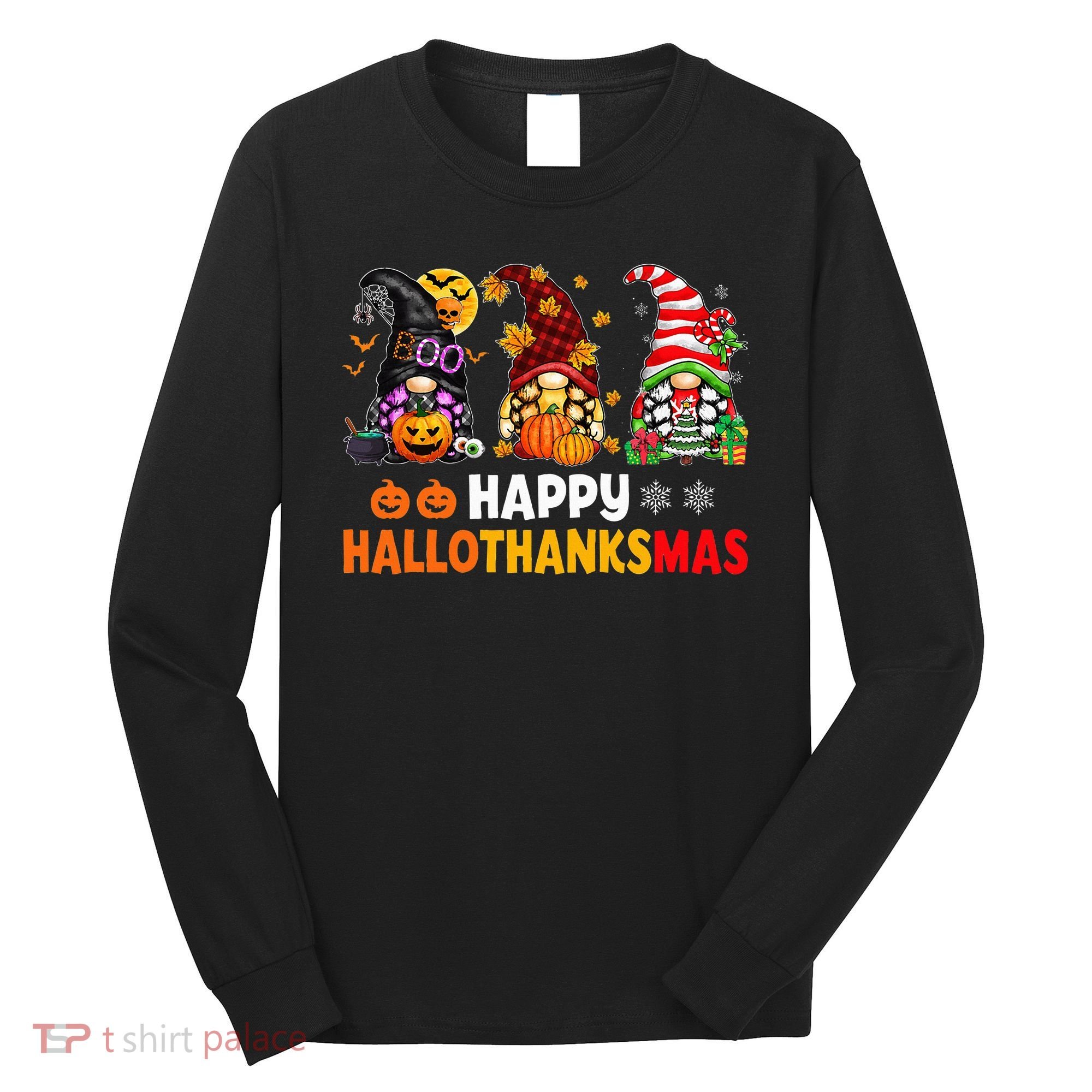 Festive Gnome Decorations for the Holiday Season Long Sleeve Shirt