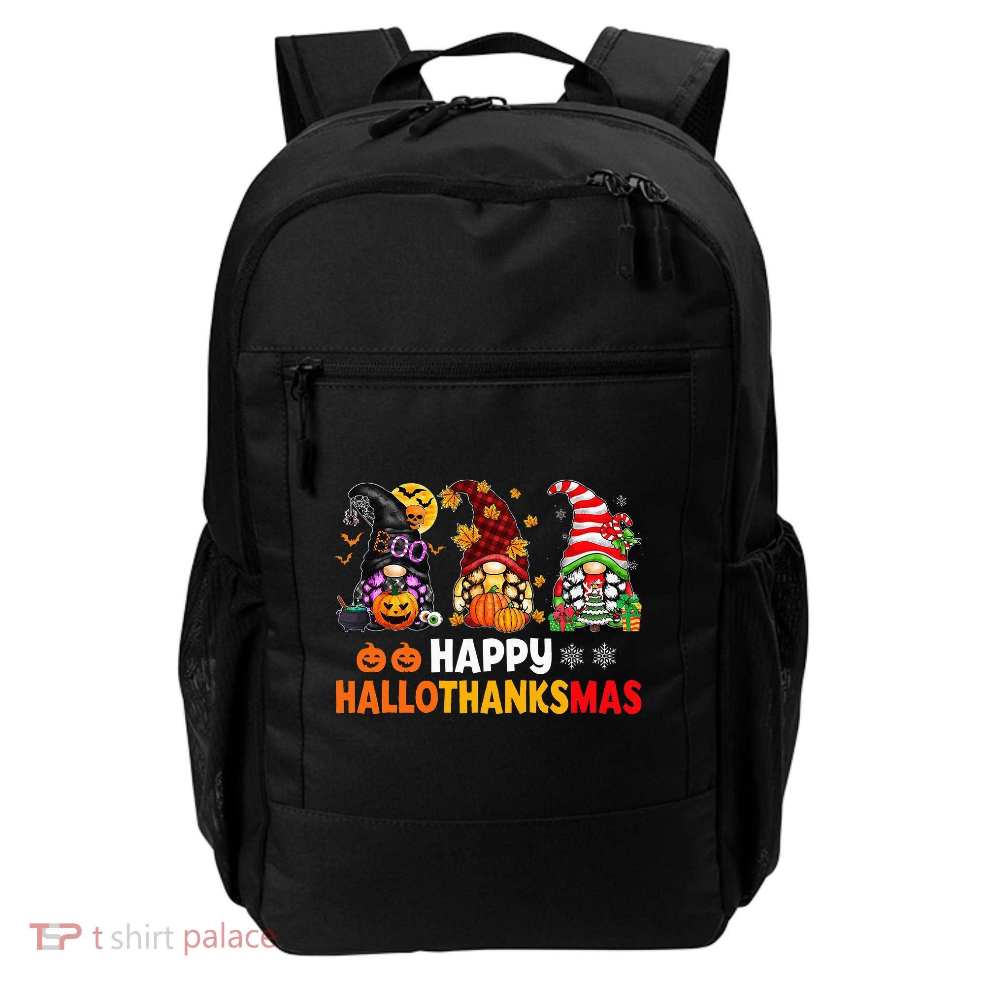 Festive Gnome Decorations for the Holiday Season Backpack