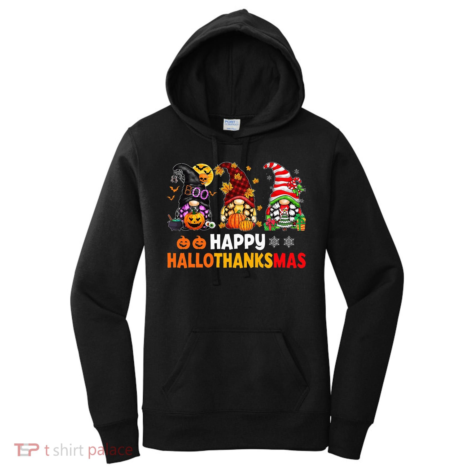 Festive Gnome Decorations for the Holiday Season Women's Hoodie