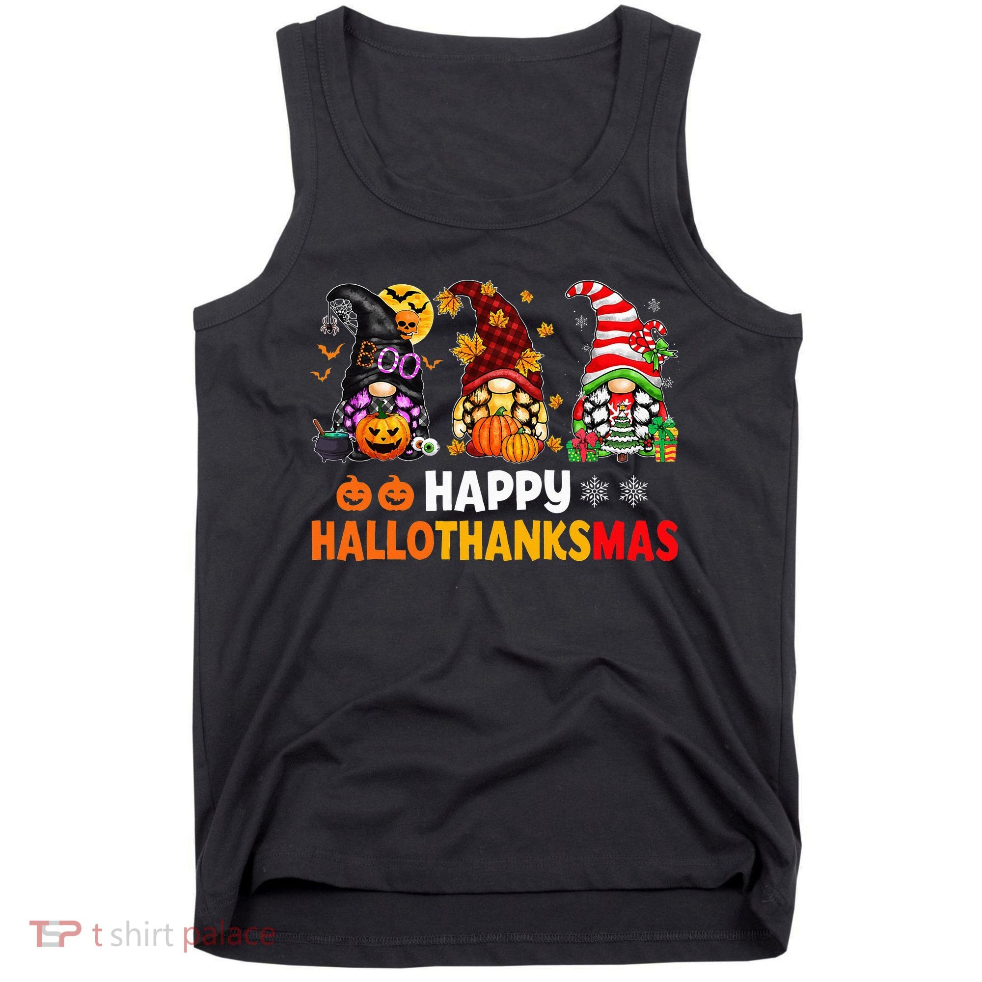 Festive Gnome Decorations for the Holiday Season Tank Top