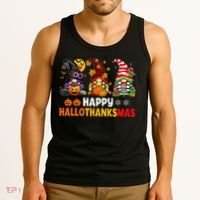 Festive Gnome Decorations for the Holiday Season Tank Top thumb 3