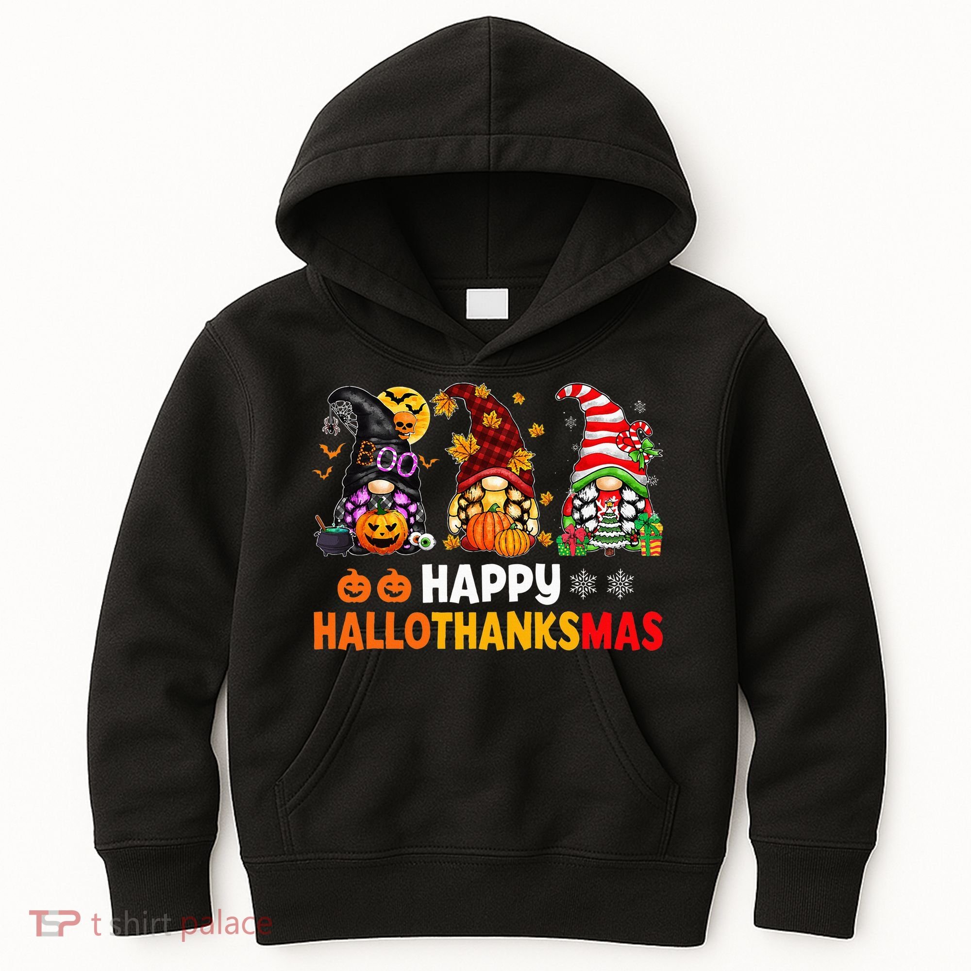 Festive Gnome Decorations for the Holiday Season Kids Hoodie