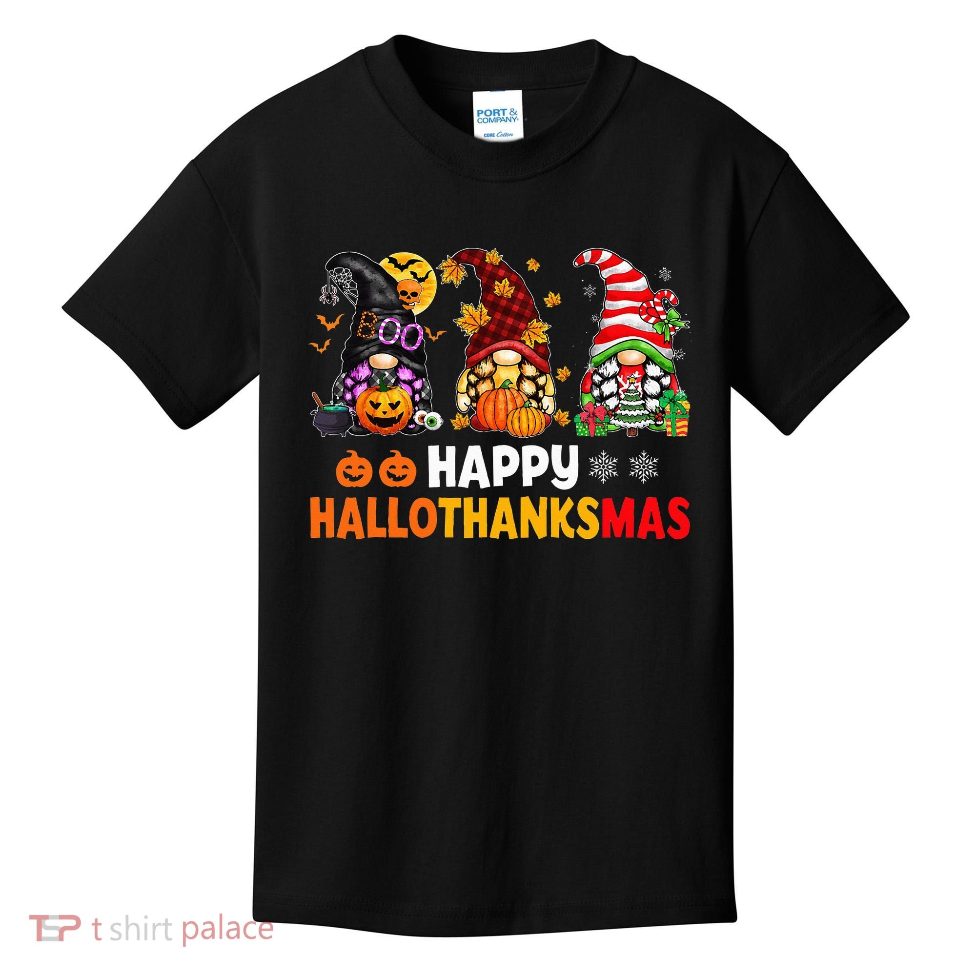 Festive Gnome Decorations for the Holiday Season Kids T-Shirt