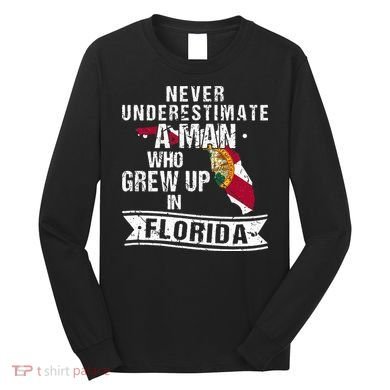 Flo Grown Design For Men Native Florida Long Sleeve Shirt