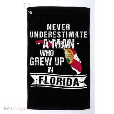 Flo Grown Design For Men Native Florida Golf Towel