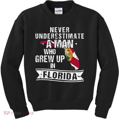 Flo Grown Design For Men Native Florida Kids Sweatshirt