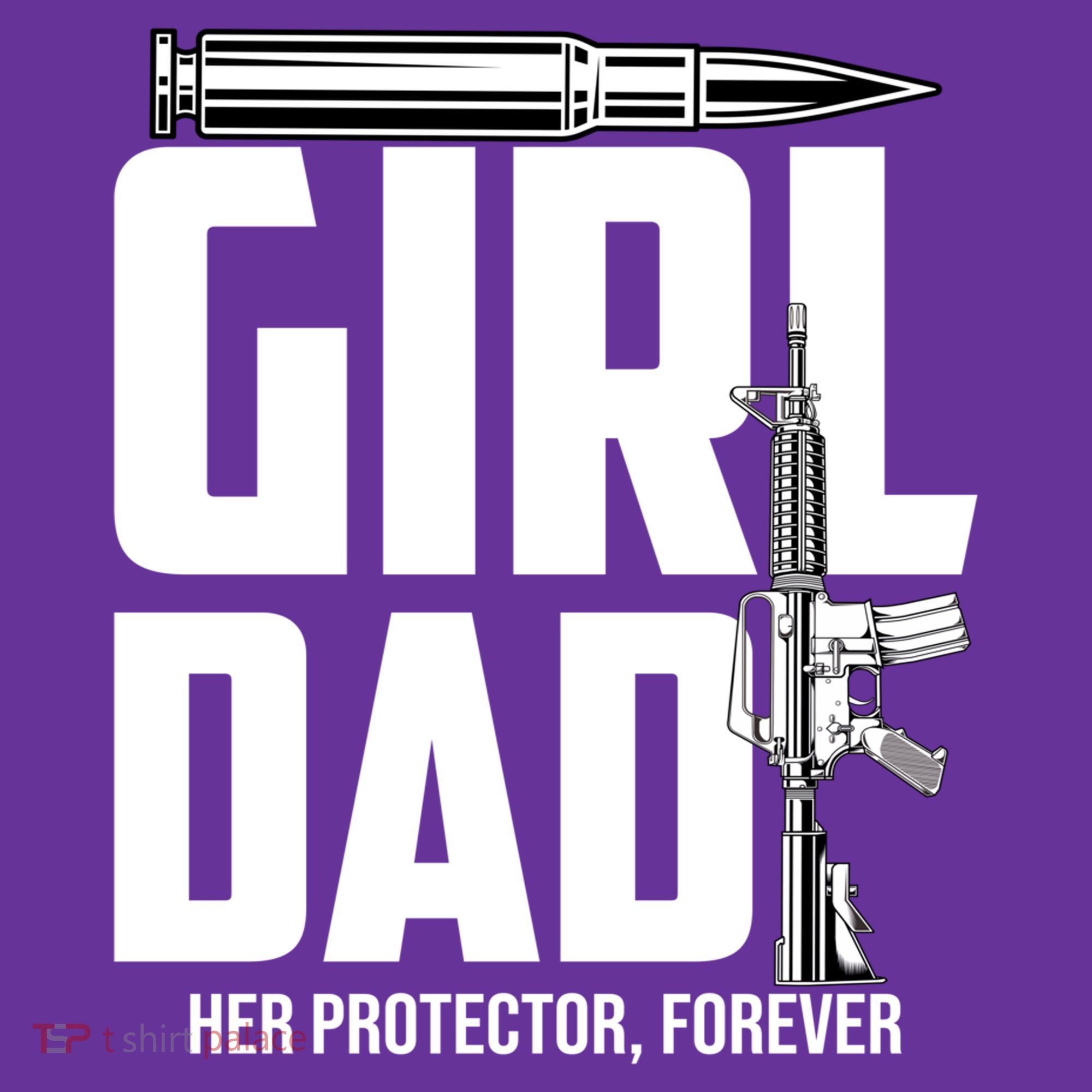 Funny Girl Dad Her Protector Forever Funny Father Gift Of Visor