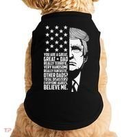 Funny Great Dad Donald Trump Father's Day Gift Doggie Tank thumb 0