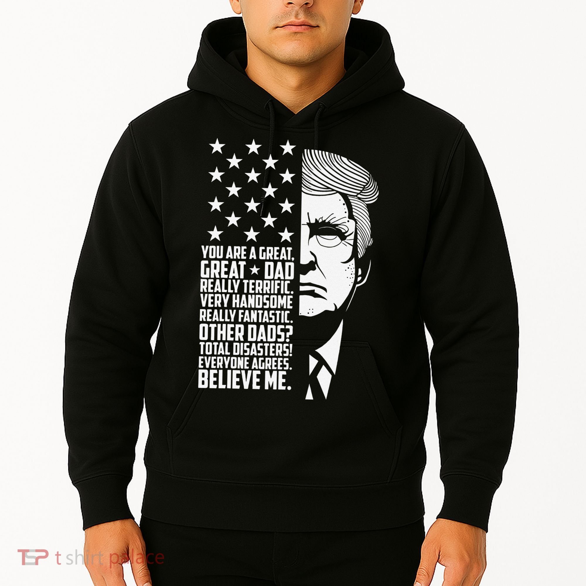 Funny Great Dad Donald Trump Father's Day Gift Hoodie