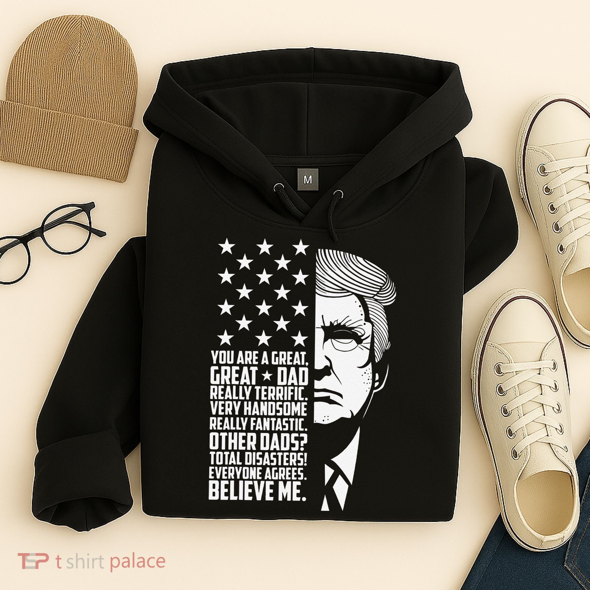 Funny Great Dad Donald Trump Father's Day Gift Hoodie