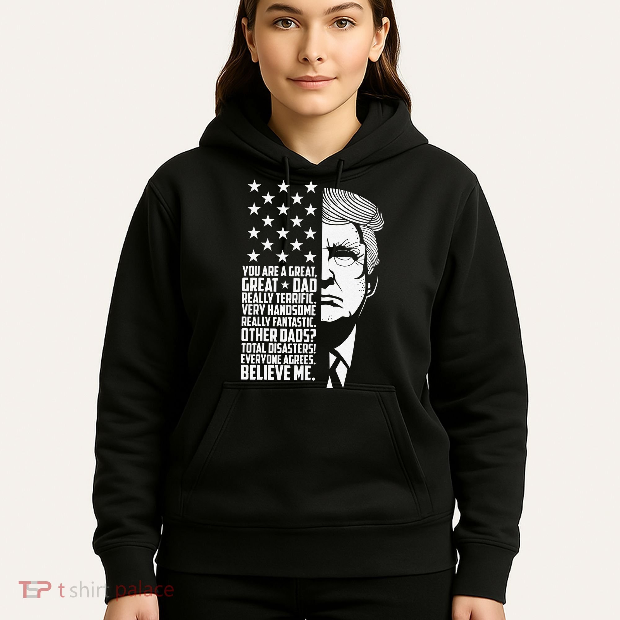 Funny Great Dad Donald Trump Father's Day Gift Hoodie
