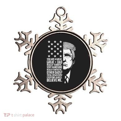 Funny Great Dad Donald Trump Father's Day Gift Ornament