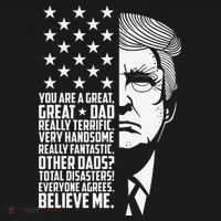 Funny Great Dad Donald Trump Father's Day Gift Ornament thumb 1