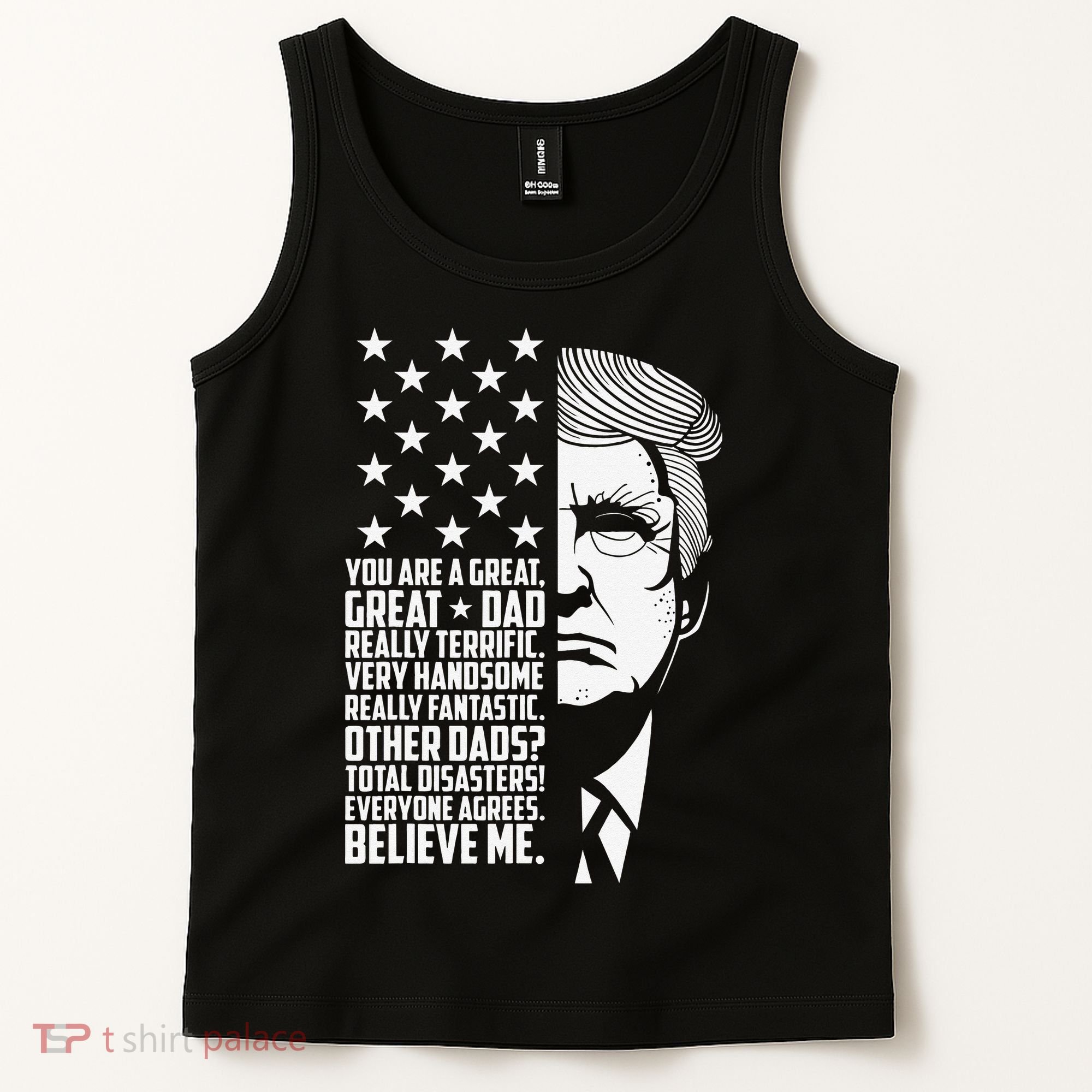 Funny Great Dad Donald Trump Father's Day Gift Tank Top
