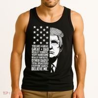 Funny Great Dad Donald Trump Father's Day Gift Tank Top thumb 3