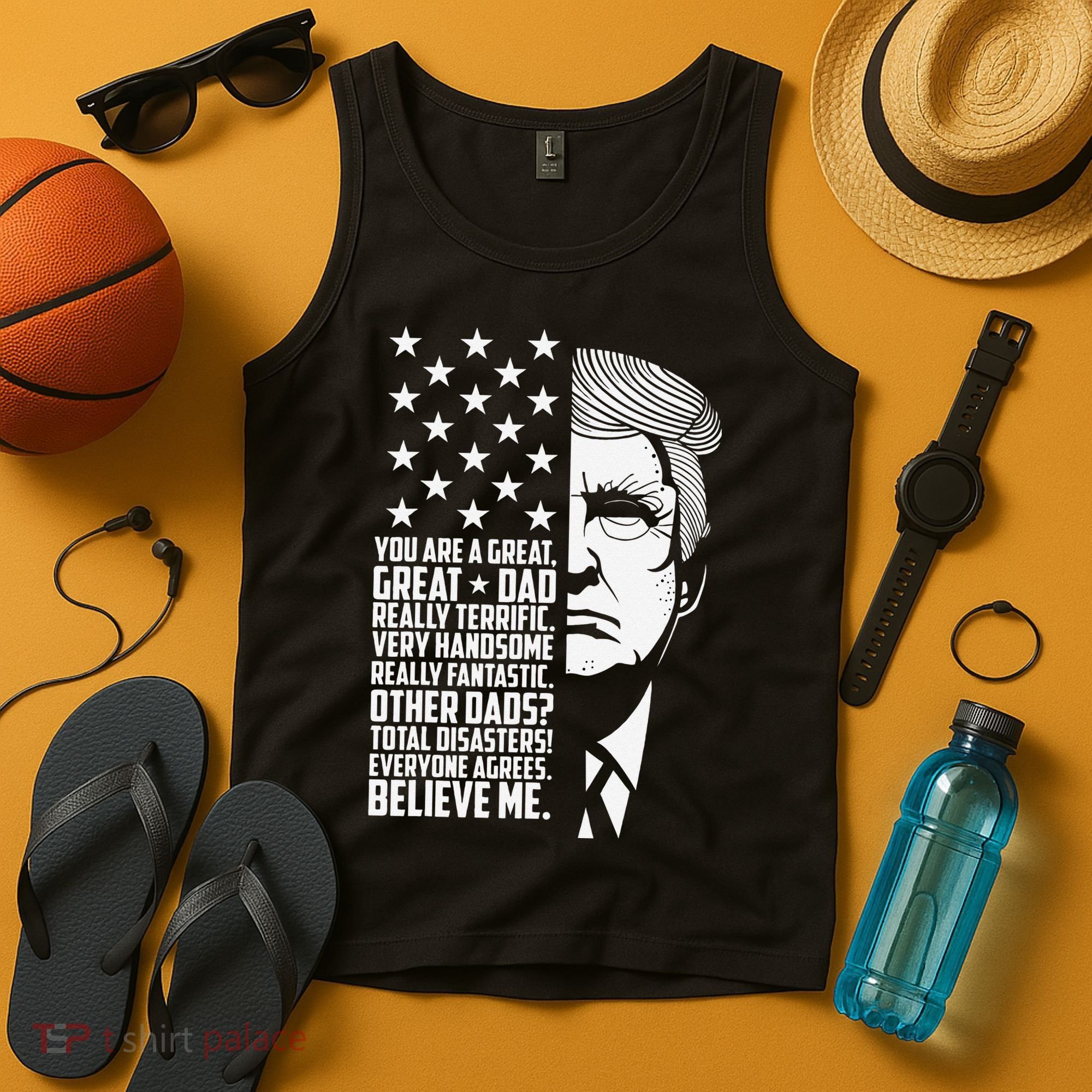 Funny Great Dad Donald Trump Father's Day Gift Tank Top