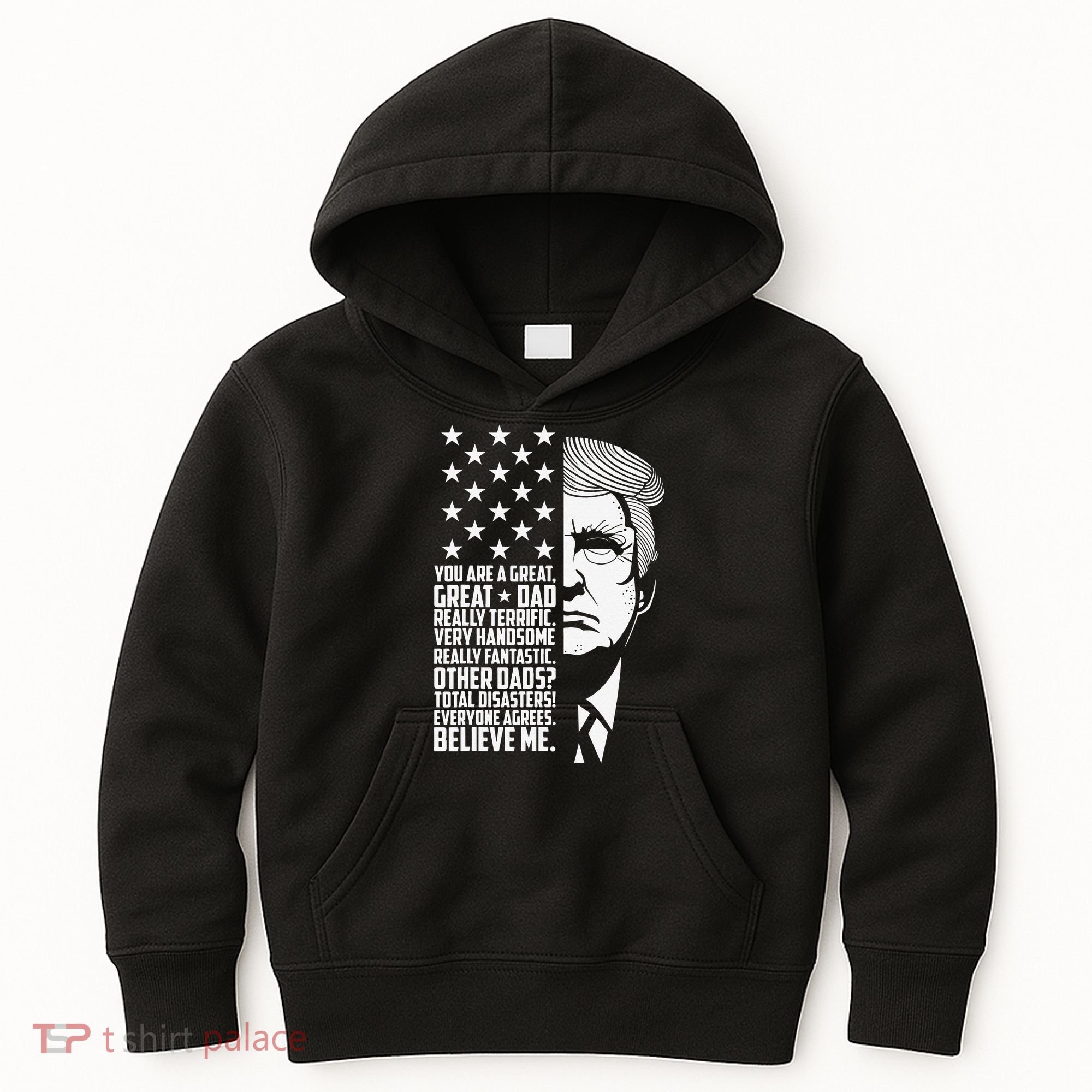 Funny Great Dad Donald Trump Father's Day Gift Kids Hoodie