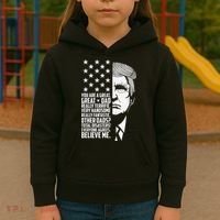 Funny Great Dad Donald Trump Father's Day Gift Kids Hoodie thumb 3