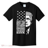 Funny Great Dad Donald Trump Father's Day Gift Kids T-Shirt thumb 0