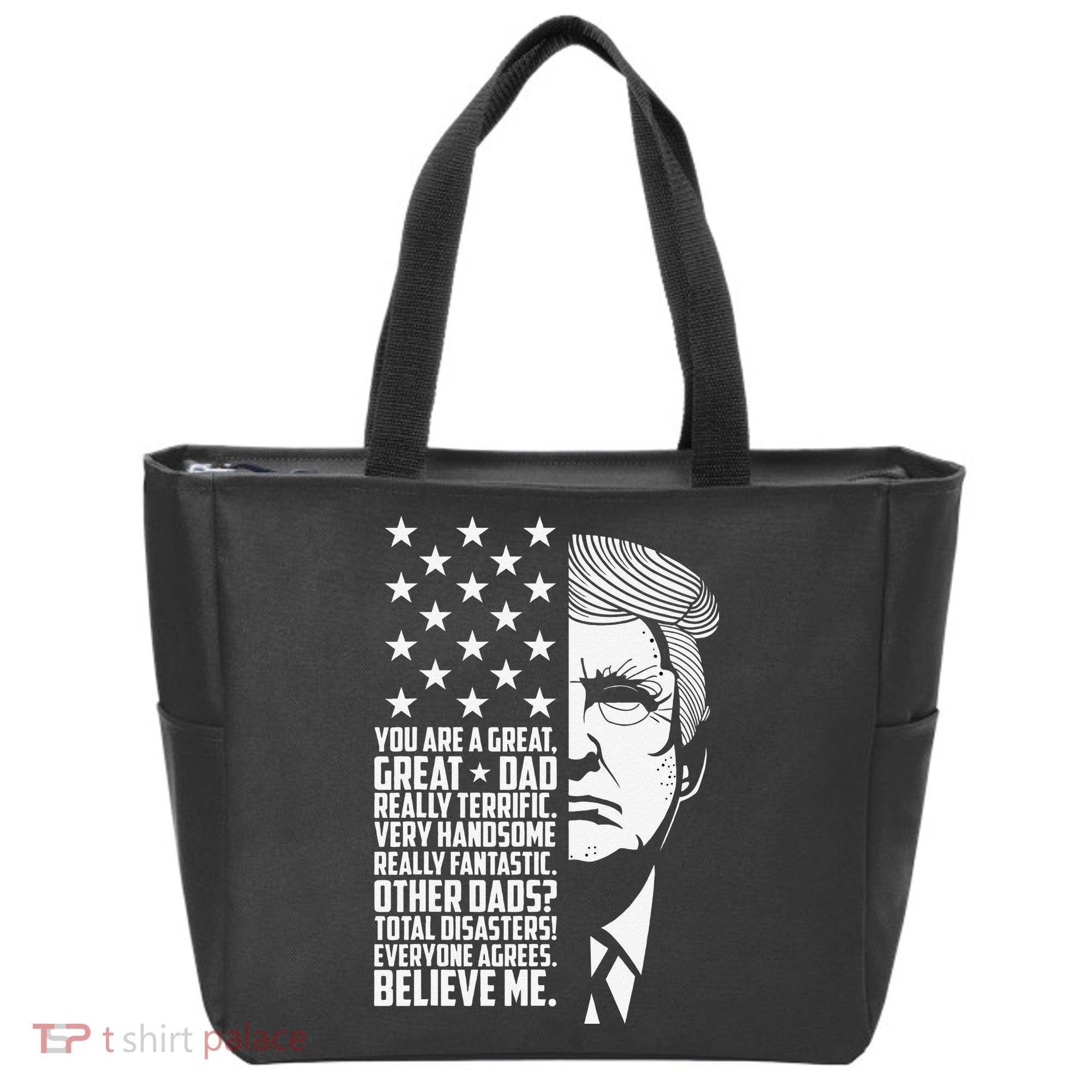 Funny Great Dad Donald Trump Father's Day Gift Tote Bag