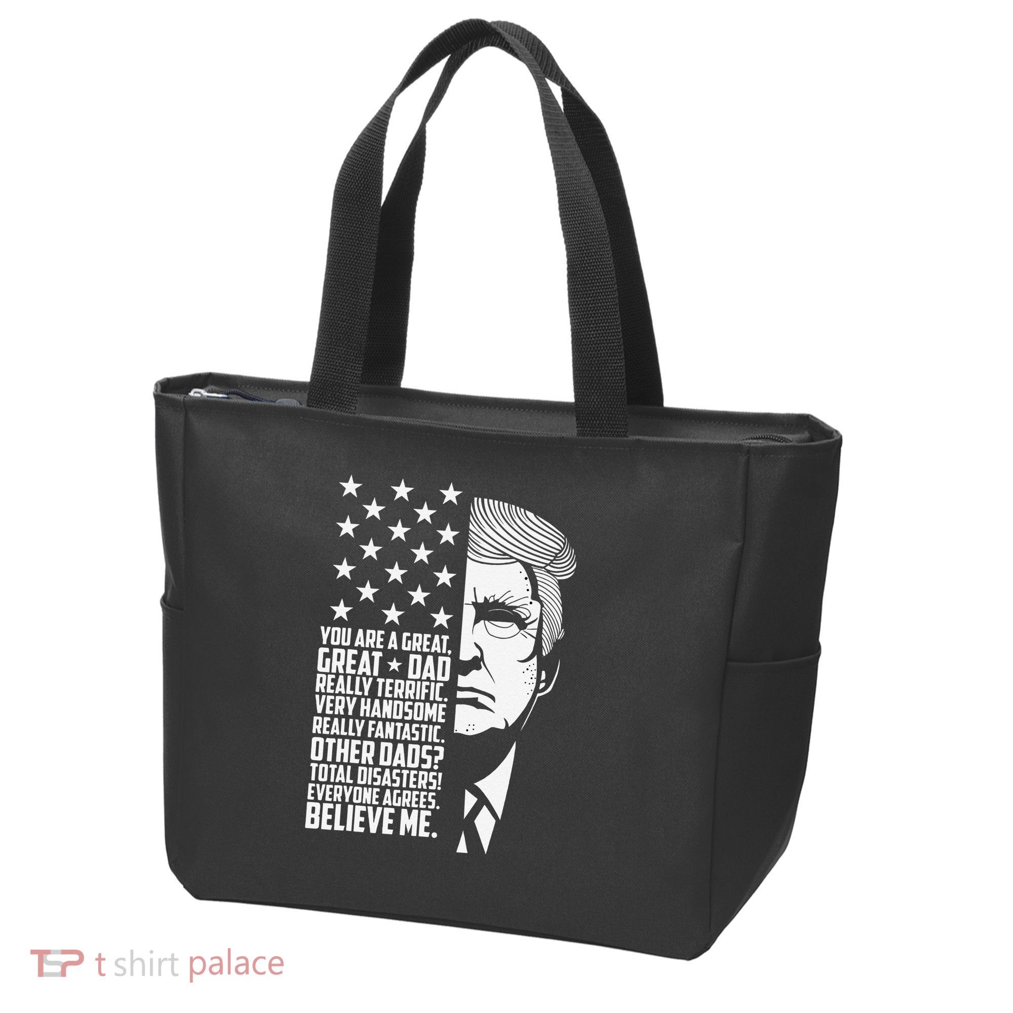 Funny Great Dad Donald Trump Father's Day Gift Tote Bag