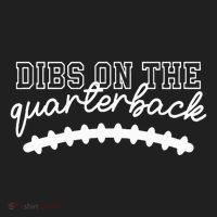 Football Girlfriend Dibs On The Quarterback Hat thumb 2