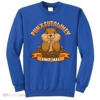 Funny Groundhog Day Phil Cute Ground Hog Punxsutawney Gift Sweatshirt thumb 0