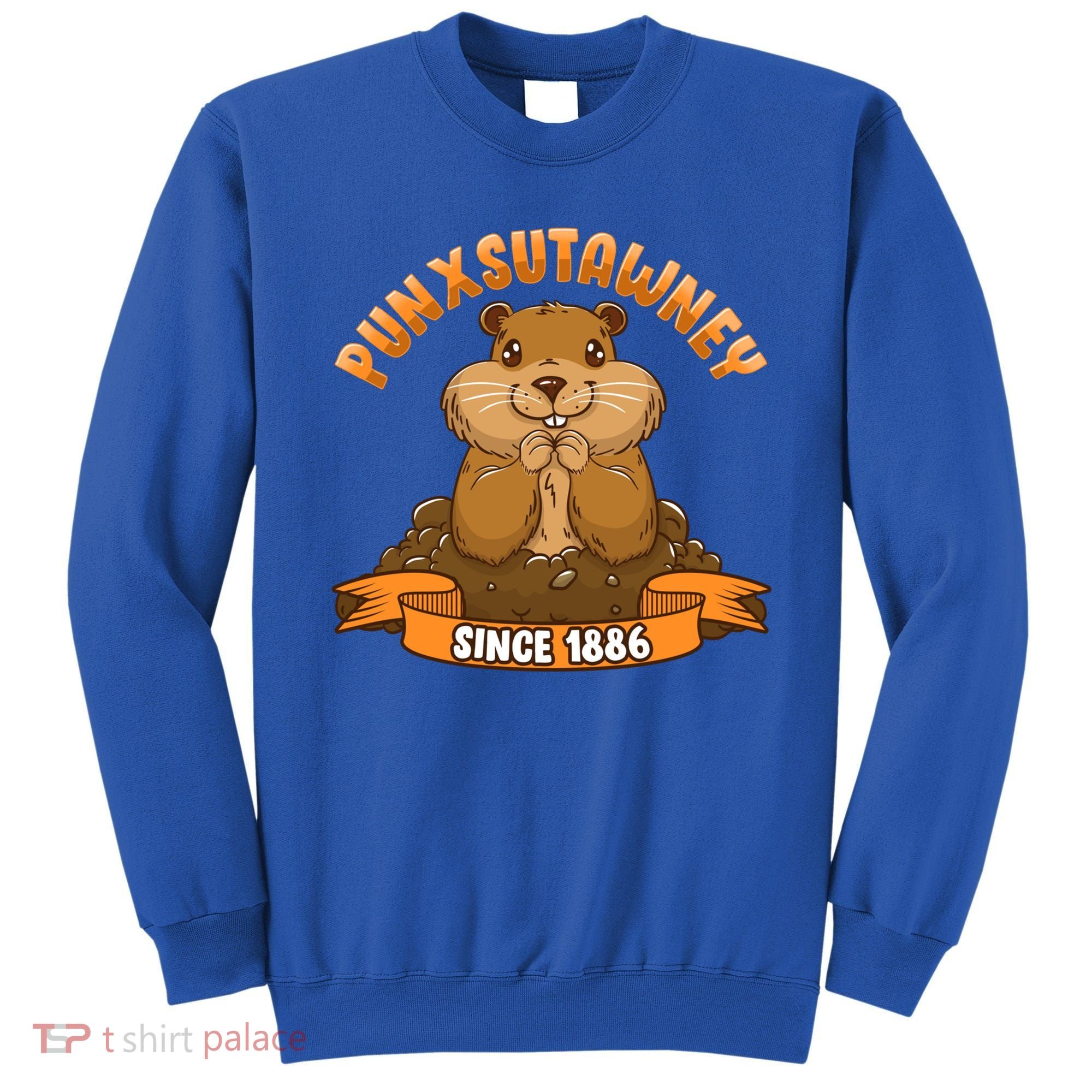 Funny Groundhog Day Phil Cute Ground Hog Punxsutawney Gift Sweatshirt