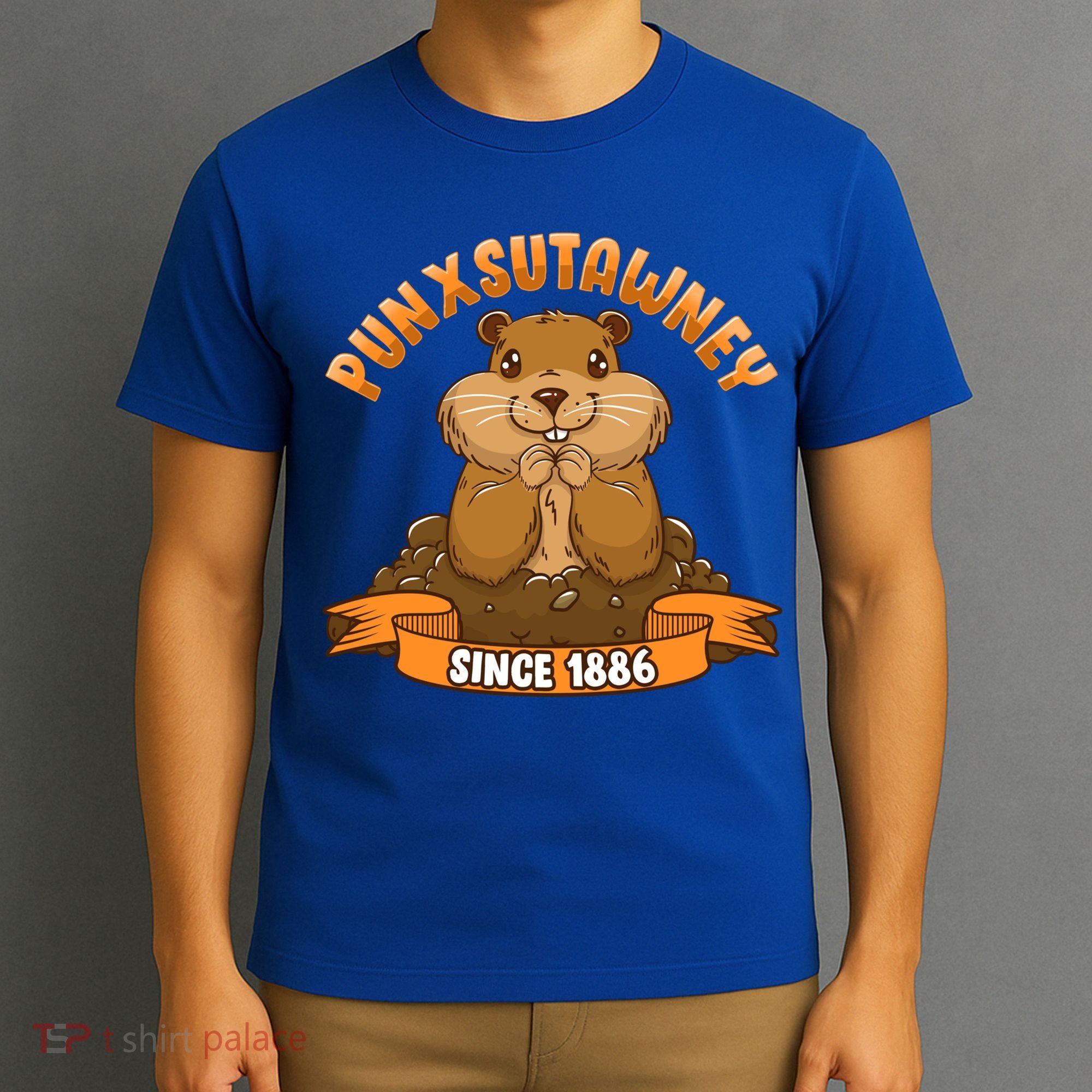 Funny Groundhog Day Phil Cute Ground Hog Punxsutawney Gift T-Shirt