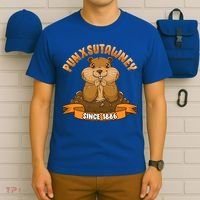 Funny Groundhog Day Phil Cute Ground Hog Punxsutawney Gift T-Shirt thumb 6