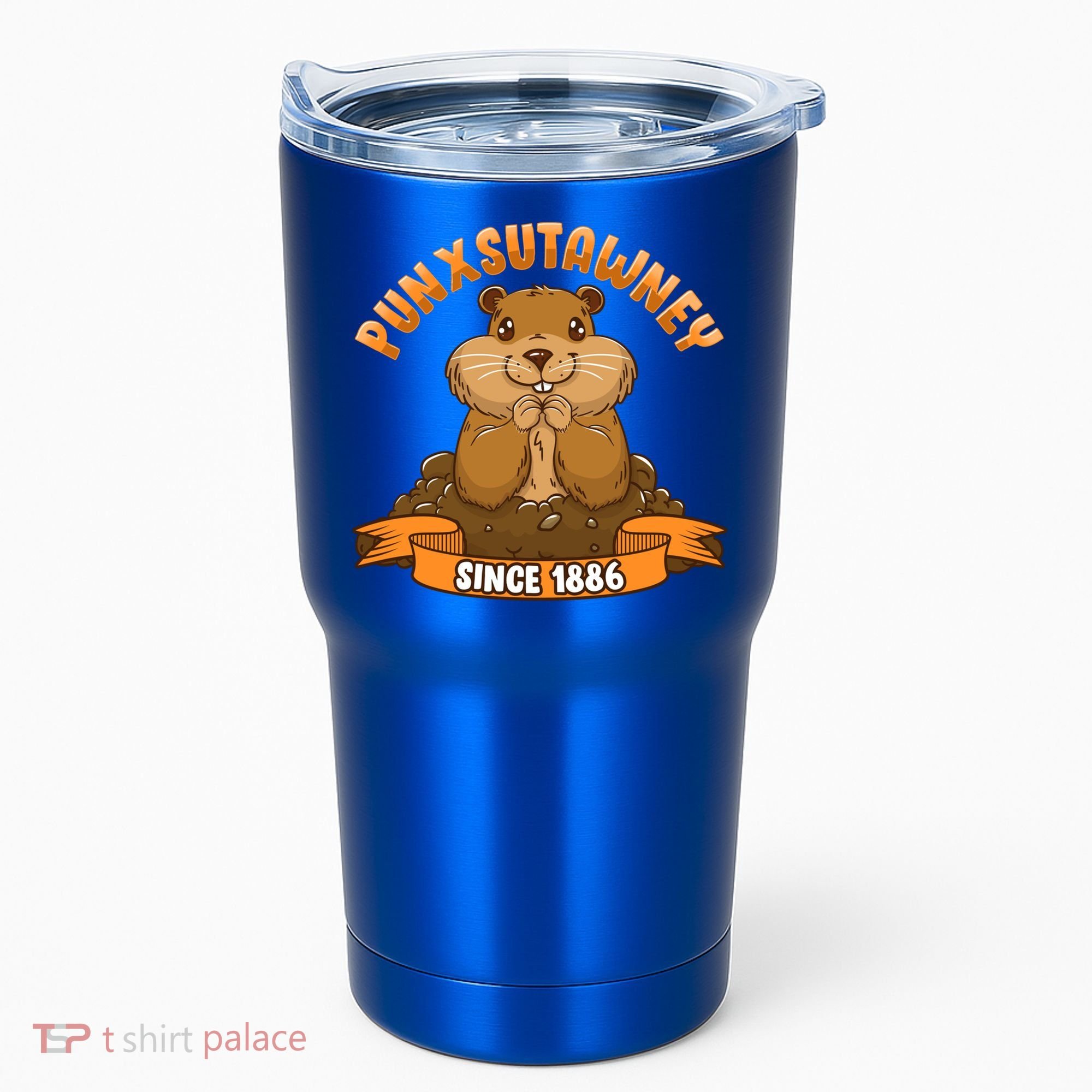 Funny Groundhog Day Phil Cute Ground Hog Punxsutawney Gift Tumbler