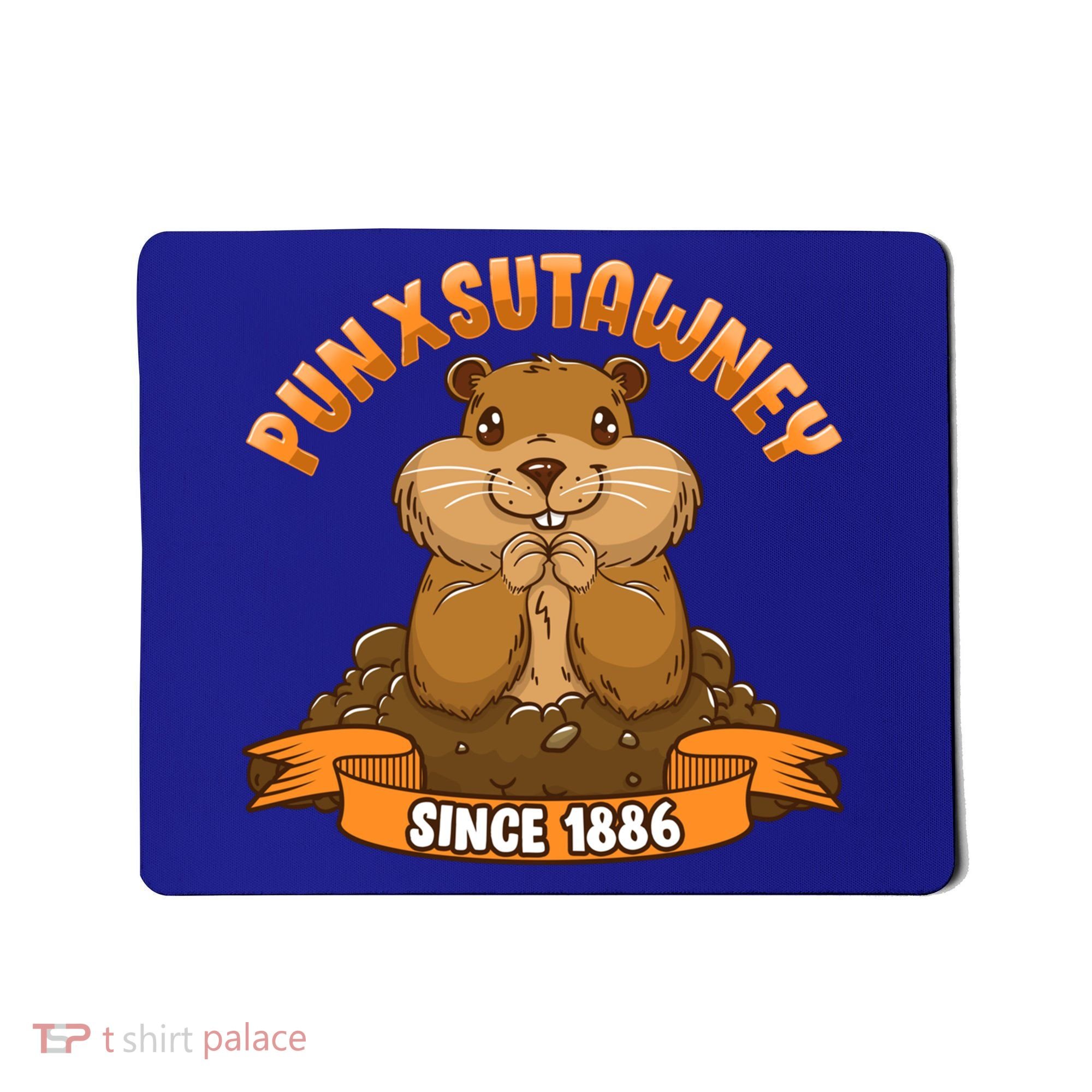 Funny Groundhog Day Phil Cute Ground Hog Punxsutawney Gift Mousepad