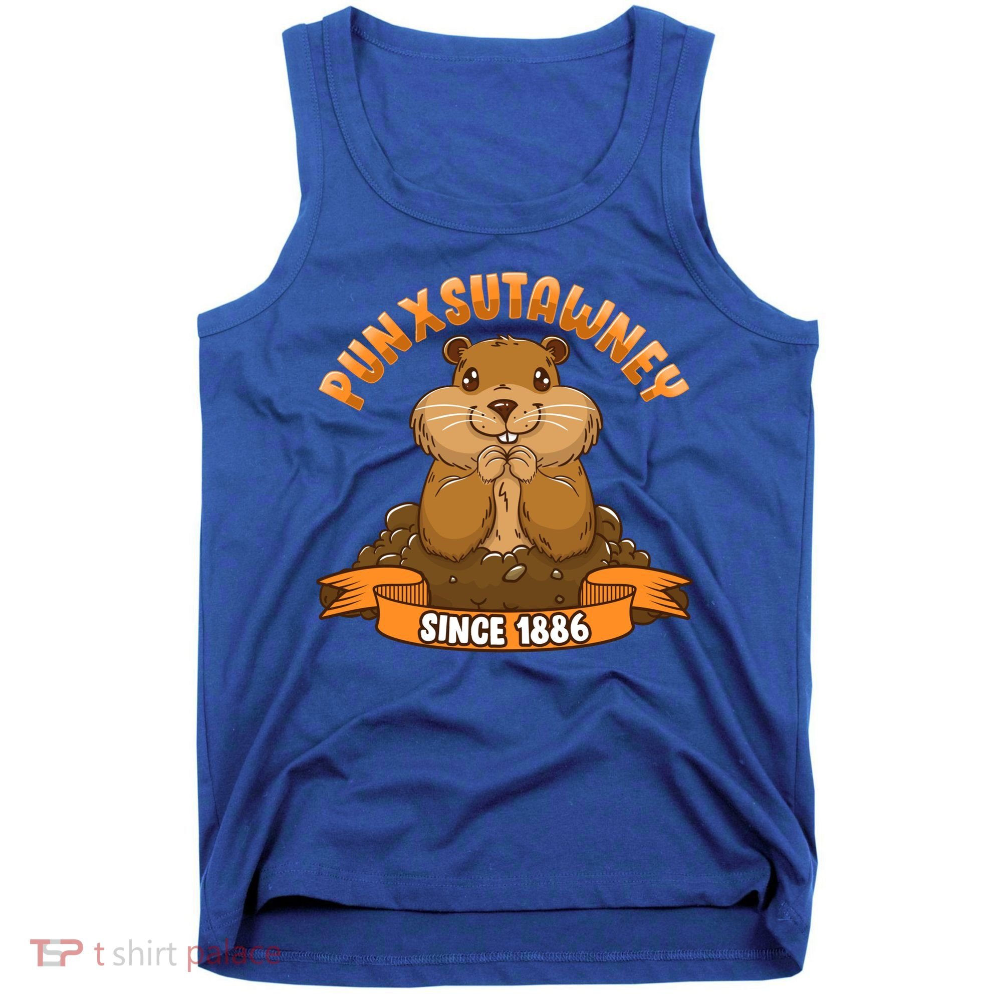 Funny Groundhog Day Phil Cute Ground Hog Punxsutawney Gift Tank Top