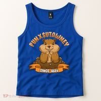Funny Groundhog Day Phil Cute Ground Hog Punxsutawney Gift Tank Top thumb 2