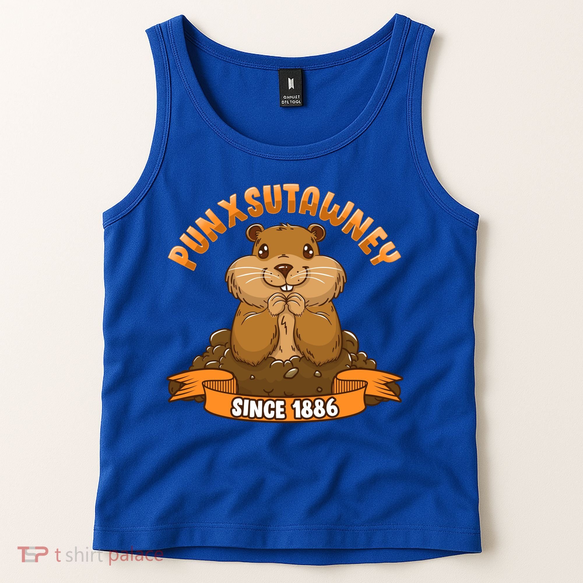 Funny Groundhog Day Phil Cute Ground Hog Punxsutawney Gift Tank Top