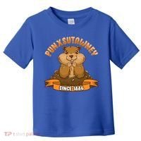 Funny Groundhog Day Phil Cute Ground Hog Punxsutawney Gift Toddler T-Shirt thumb 0