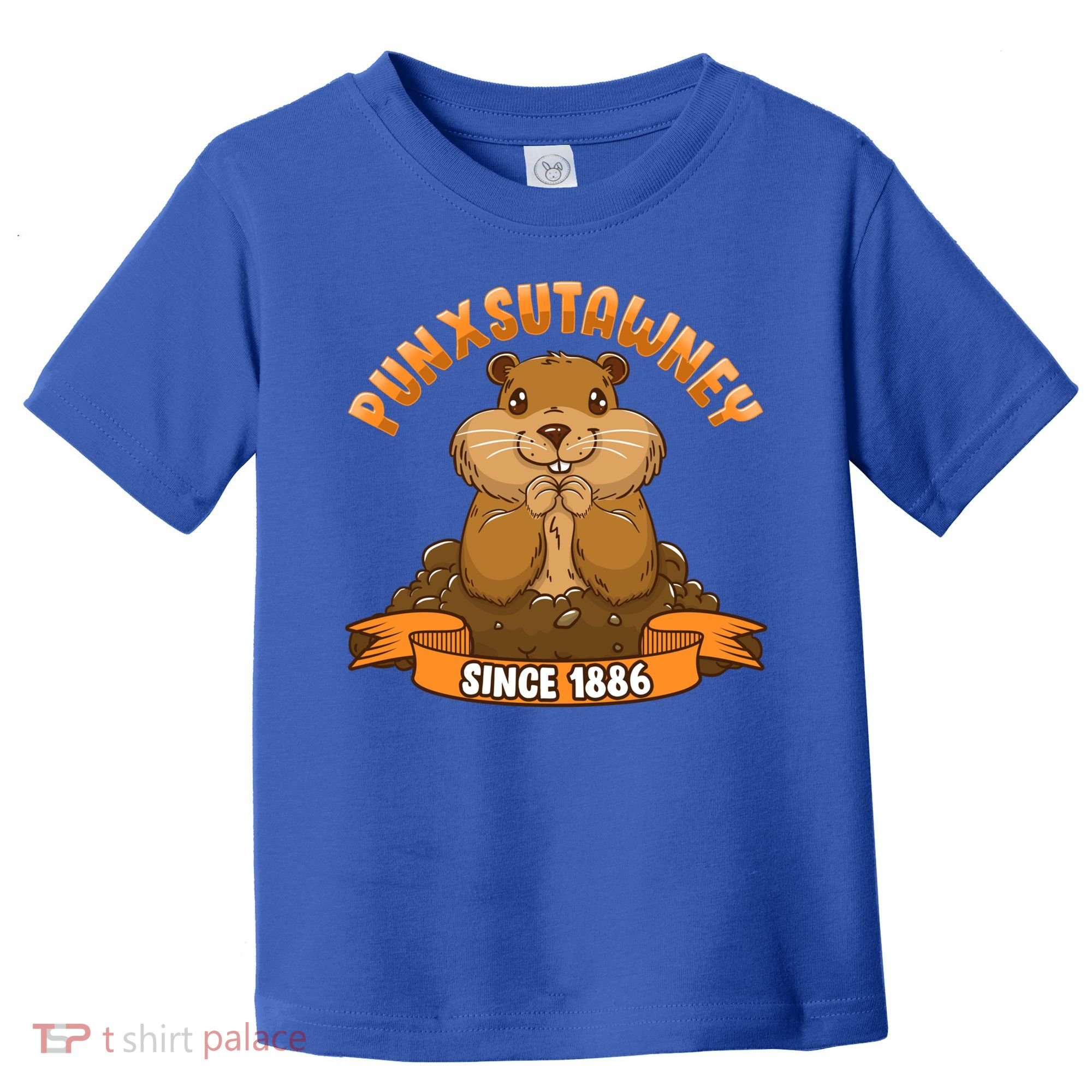 Funny Groundhog Day Phil Cute Ground Hog Punxsutawney Gift Toddler T-Shirt
